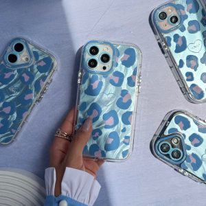 قاب پلنگی آبی پاستلی (کدC2001)