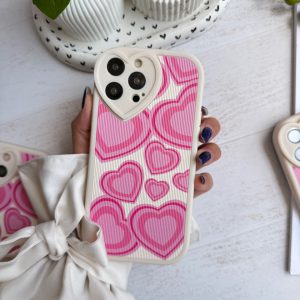 قاب قلب صورتی کبریتی (کدC2036)