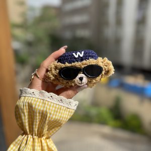 کاور ایرپاد پشمی خرسی‌ عینکی W (کدa0243)
