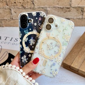 قاب شکوفه هولوگرامی با مگ سیف (کدC2029)