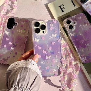 قاب Holo butterfly با آویز (کدC2142)