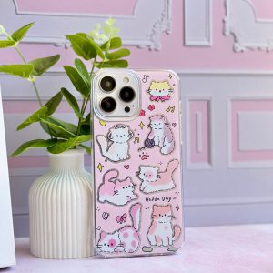 قاب گربه صورتی (کدC2025)