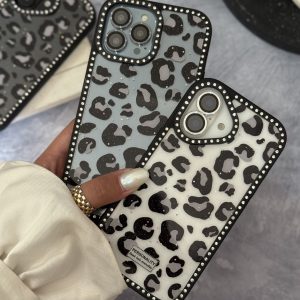 قاب پلنگی نگین دار (کدC2104)