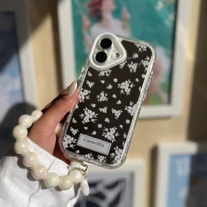 قاب گل کاملیا با آویز (کدC2102)