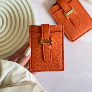 جاکارتی چرمی هرمس نارنجی (کدa0315)